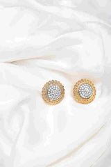 Emerald Spark Gold - Plated Earings