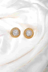 Emerald Spark Gold - Plated Earings