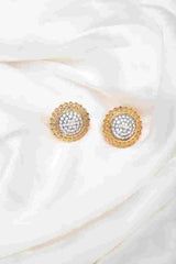 Emerald Spark Gold - Plated Earings